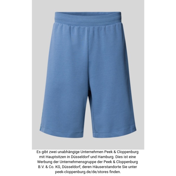 Ea7 Emporio Armani Herren Sky Sweatshorts Mit Label-Details Und Eingrifftaschen Groß