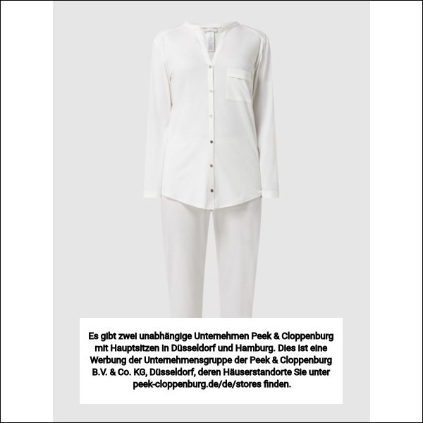 Hanro Damen Pyjamas Beige Gr. Groß