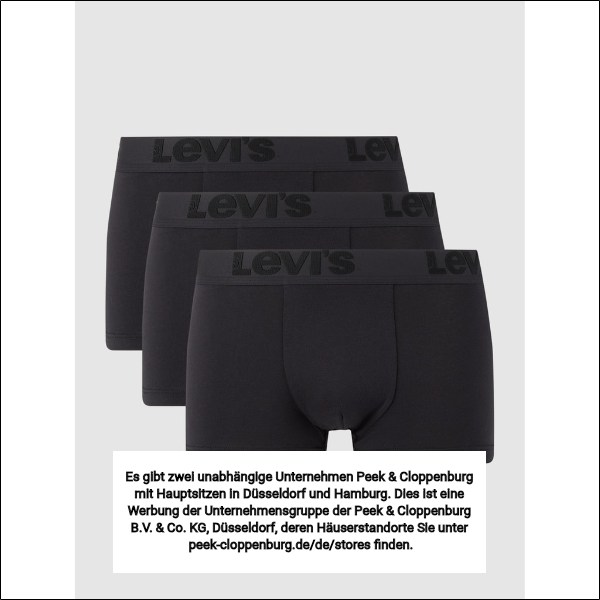 Levi's® Herren Levi's Pants-Trunks Schwarz Gr. Klein