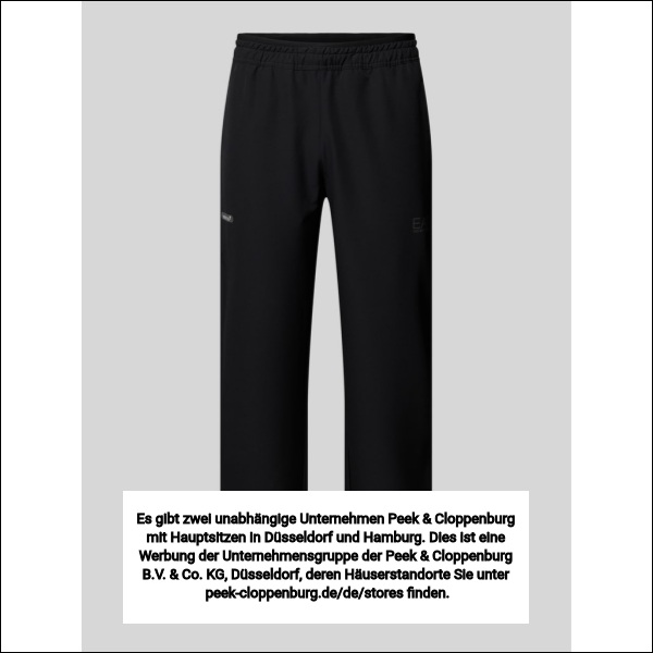 Ea7 Emporio Armani Herren Sweathosen Schwarz Gr. Klein