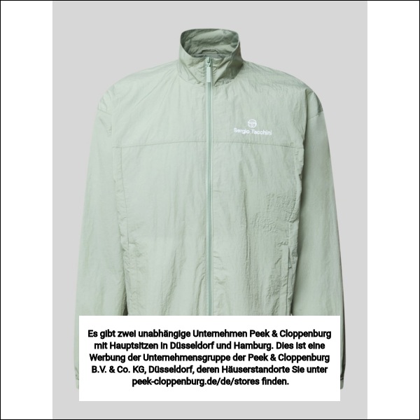 Sergio Tacchini Herren Mint Regular Fit Jacke Mit Stehkragen Modell 'Nayla'