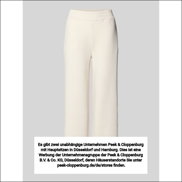 Armani Exchange Damen Offwhite Sweatpants Mit Elastischem Bund Und Logo-Print