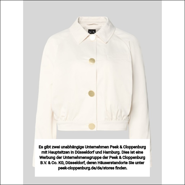 Armani Exchange Damen Blousons & Bomberjacken Beige Gr. Groß