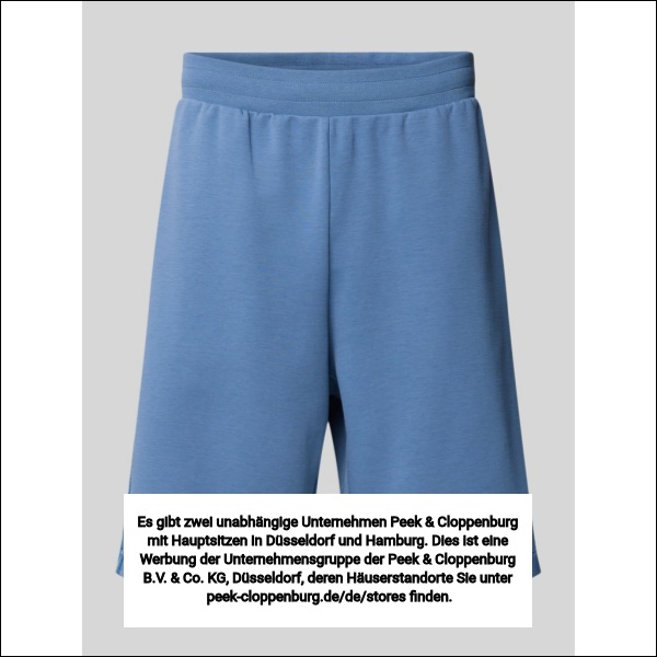 Ea7 Emporio Armani Herren Sky Sweatshorts Mit Label-Details Und Eingrifftaschen