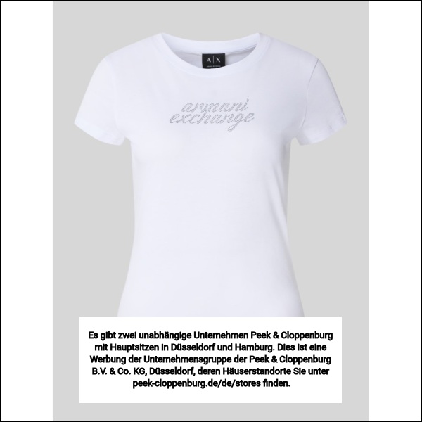 Armani Exchange Damen T-Shirts Beige Gr. Klein